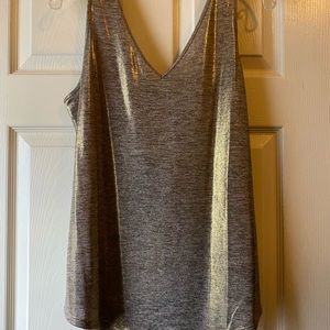WHBM Gold Tank Top